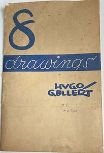 Hugo Gellert / 8 Eight Drawings Walt Whitman Franklin Delano Roosevelt Ludwig - Foto 1 di 4