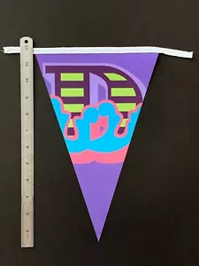 Ben Eine "D" (Unframed) Genuine Single Bunting Flag '18 - Picture 1 of 1