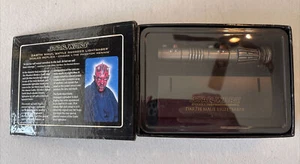 Master Replicas DARTH MAUL Star Wars Battle spada laser danneggiata .45 sw-308 - Foto 1 di 12