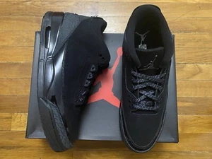 Talla 12.5, 13, 15 - Jordan 3 Retro Gato Negro Para Hombre - ✅Envío Hoy - Imagen 1 de 8