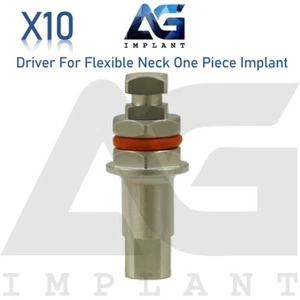 10 Flexible Hals Ein Stück Schraubendreher Werkzeug Dental Instrument - Bild 1 von 4