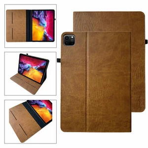 Luxus Leder Schutzhülle Apple iPad Pro 12,9" 2020 4.Gen Tablet Tasche Cover Case - Bild 1 von 12