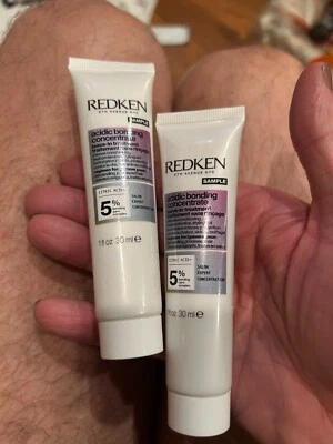 NEW! TWO,  Redken Acidic Bonding Concentrate 5% Leave-In-Treatment 1oz Travel Sz - Image 1 of 4
