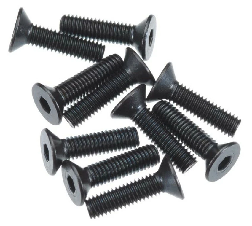 NEW Axial M3x12mm Hex Socket Flat Head Black (10) EXO Terra Buggy - Image 1 of 1