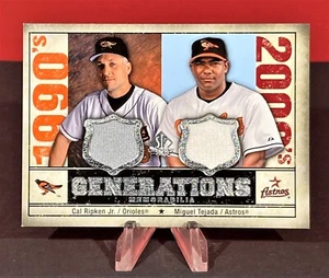 ️️2008 SP cortes legendarios reliquia de recuerdos duales #GEN-TR 🙂Ripken Jr y Tejada ️ - Imagen 1 de 3