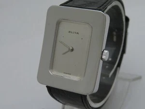 NOS NEU SWISS VINTAGE MECHANISCHE HANDAUFZUG HERREN BLITA ANALOG UHR - Bild 1 von 3