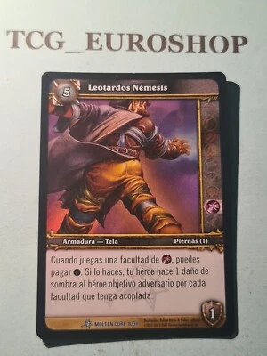 Nemesis Leggings▪︎FOIL▪︎Molten Core Raid Deck▪︎2007▪︎WARCRAFT▪︎SPANISH▪︎NM #4 - Image 1 of 2
