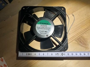 VENTOLA ASSIALE SUNON 220V-240V AC 0,12A 120x120x38 mm telaio in metallo DP201A - Foto 1 di 2