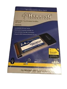 Hawking Technology 54M 802.11g Carte PC sans fil CardBus 0603992505098 - Photo 1/2