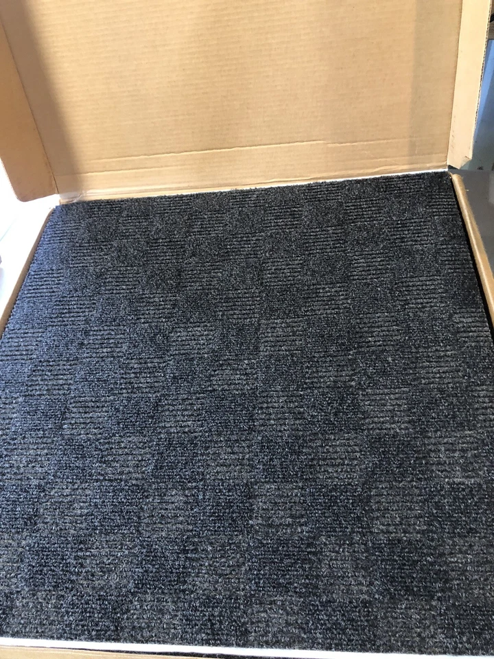 mohawk (15) 24”x24”grey carpet tile - Image 1 of 4