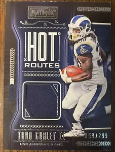 2018 Panini Playbook - Hot Routes #HR-28 Todd Gurley II /299 (MEM) - Picture 1 of 3