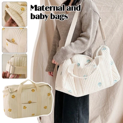 Bolsa grande para mamá bolsa de pañales organizadora de pañales portátil para bebé de maternidad Foto 1 de 4