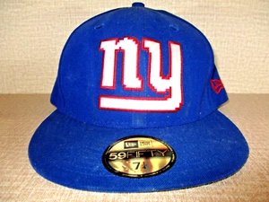 New York Giants New Era 59Fifty Hat Men's Size 7 1/4 Digitized Logo Football Cap - Picture 1 of 12