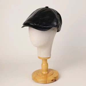 Berretto da pittore unisex vintage piatto newsboy berretto outdoor casual ecopelle - Foto 1 di 12