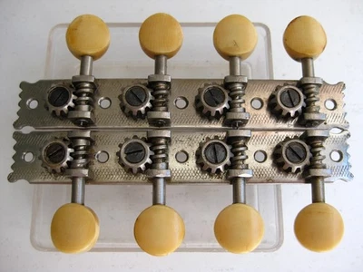Vintage 1920's Martin Lyra Bruno Gibson Mandolin Tuners Set for Project Upgrade - Image 1 of 4