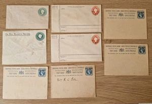 Gama de papelería postal India QV (8 artículos) - Imagen 1 de 2