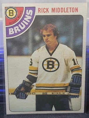 78-79 Topps Rick Middleton 🚨🚨🚨 Boston Bruins  - Image 1 of 2