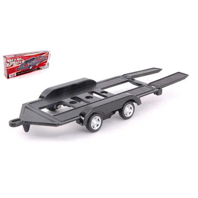 METAL TRAILER FOR 1:43 Motormax Auto Rally Modellino Nuovo - Immagine 1 di 3