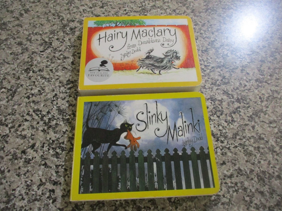LYNLEY DODD CHILDREN'S BOARD BOOKS X 2 - SLINKY MALINKI + HAIRY MACLARY - image 1 of 1