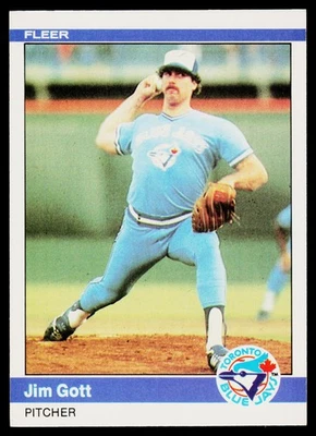 1984 Fleer #155 Jim Gott - POOR - Image 1 of 2