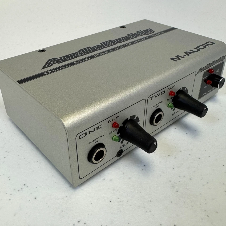 M-Audio Audio Buddy Microphone Preamp and Direct Box  2-Channel - Image 1 of 4