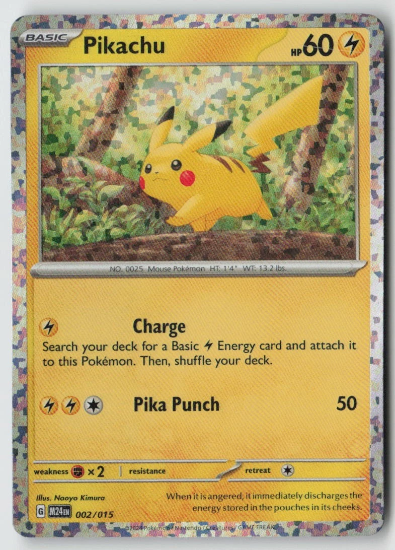 Pikachu 002/015 McDonald's 2024 for sale | eBay