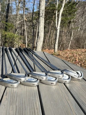 Callaway Steelhead X-14 Iron Set 3-PW, SW, Steelhead Constant Weight Steel Shaft - Image 1 of 4