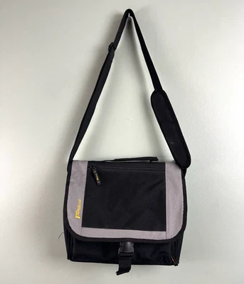 Targus Black and Gray Media Tablet Messenger Shoulder Bag with Strap Crossbody - Image 1 of 4