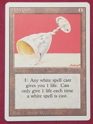 Magic The Gathering REVISED EDITION IVORY CUP artifact card MTG - Image 1 of 2