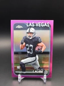 2024 Topps Chrome #280 Dylan Laube Pink Refractor - Bild 1 von 2