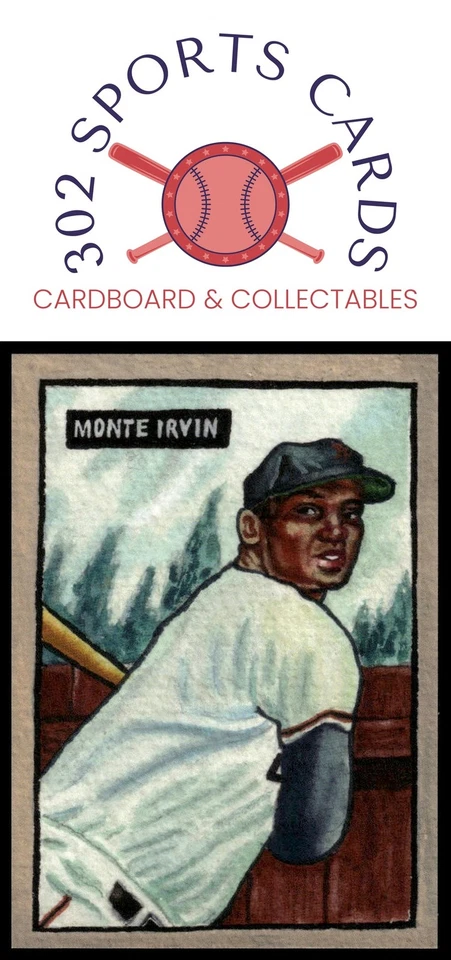 Caja de zapatos Topps Treasures 2025 de Andy Friedman Monte Irvin 1951 Bowman SP Foto 1 de 2