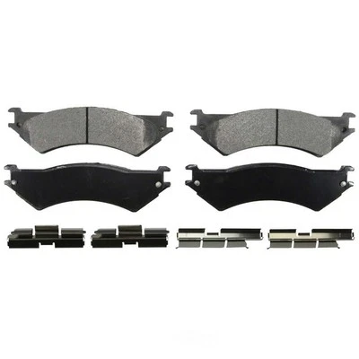 Conjunto de pastilhas de freio a disco compatível com 1998-2007 Ford E-350 Super Duty E-250 E-350 Econoline Cl - Imagem 1 de 4