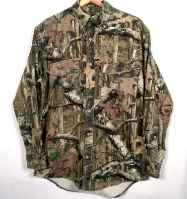 Browning Break Up Infinity Camo Shirt Medium Long Sleeve Tree Camouflage Hunting - Image 1 of 4