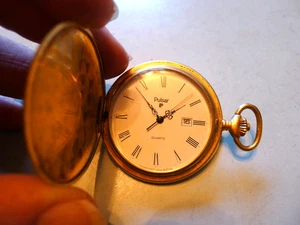 Reloj Bolsillo Cazador Electrónico PULSAR.,. Ventana de fecha... Totalmente funcional... En muy buen estado. - Imagen 1 de 5