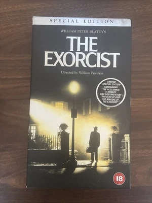The Exorcist VHS VIDEO CASSETTE Sealed Tape in Card Box Limited Special Edition - Image 1 of 4
