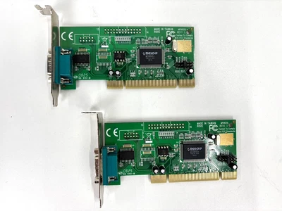Lote (2) Tarjeta Adaptador Serie PCI RS232 Altura Completa 1 Puerto con 16550 UART PCI1S550 Foto 1 de 4