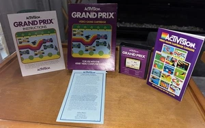 Grand Prix de Activision Atari 2600 1982 en muy buen estado completo en caja original funciona - Imagen 1 de 6