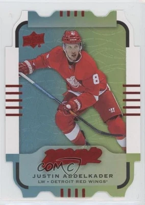 2015-16 Upper Deck MVP Teal - Level 3 Colors & Contours Justin Abdelkader #54 - Image 1 of 2