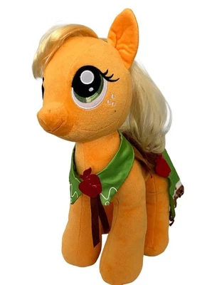 Juguete de peluche Build A Bear My Little Pony Apple Jack 16" retirado 2014 con capa Foto 1 de 4