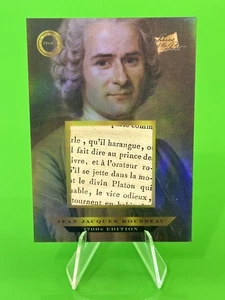 2024 Pieces Of The Past 1700s Edition #211 Jean-Jacques Rousseau Authentic Relic - Picture 1 of 15