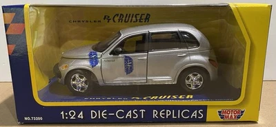 Motor Max  Chrysler PT Cruiser 1:24 scale diecast model Silver NEW Sealed - Image 1 of 4