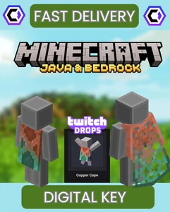 Minecraft Copper Core Cape - Twitch Drops - Rare Cape - JAVA & BEDROCK - FAST! - Bild 1 von 1
