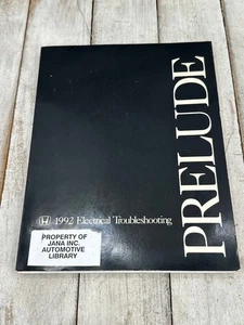 1992 Honda Prelude Electrical Troubleshooting Genuine Factory Repair Shop Manual - Picture 1 of 2