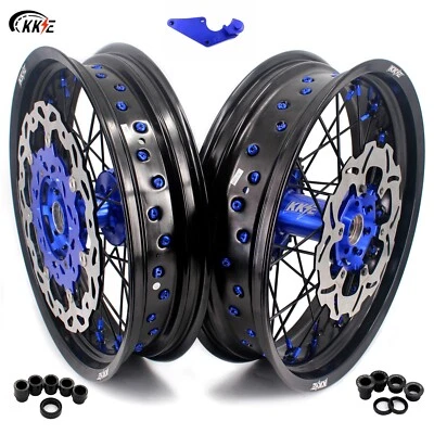 KKE 3.5/4.25*17" Supermoto Wheels Rims Fit Yamaha YZ125 YZ250 YZ250F YZ450F 2024 - Image 1 of 4