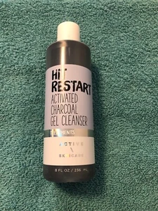 Bath & Body Hit Restart Activated Charcoal Gel Cleanser 8oz Active Skin - Picture 1 of 4