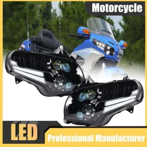 LED Projector Headlights for Honda Goldwing 1800 GL1800 01-17 HeadLamp Assembly - Bild 1 von 13