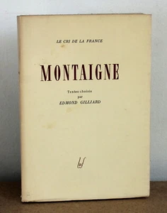 Montaigne Edmond Gilliard 1944 Le cri de la France N°11 - Imagen 1 de 3