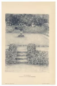 Henri Le Sidaner ""Le Perron"" Originallithographie - Bild 1 von 1