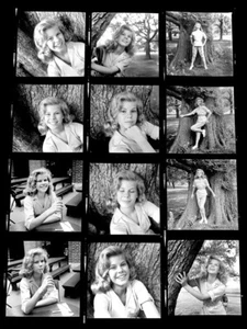 Mary Fraser  1963  Sexy Model Original 2.25 x 2.25  Camera Photo Negatives - Picture 1 of 2