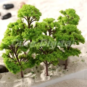 10pcs Banyan Trees Model Train Garden Park Wargame Scenery Layout Diorama 12cm - Picture 1 of 8